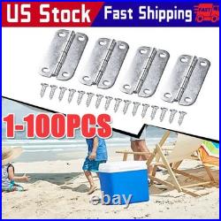 1-100 Stainless Steel Cooler Hinges & Screws Replacements For Igloo Cooler Parts