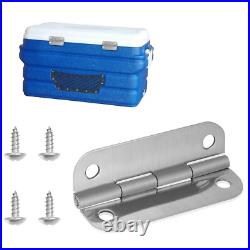1-100 Stainless Steel Cooler Hinges & Screws Replacements For Igloo Cooler Parts