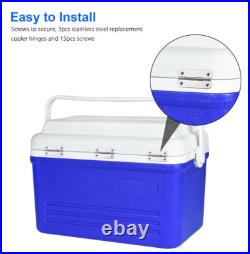 1-100 Stainless Steel Cooler Hinges & Screws Replacements For Igloo Cooler Parts