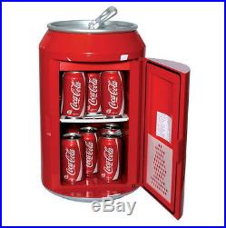 10 CAN Coca Cola Cooler Coke Ice Chest Fridge Vintage Metal Office Home Kitchen
