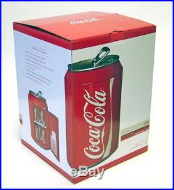 10 CAN Coca Cola Cooler Coke Ice Chest Fridge Vintage Metal Office Home Kitchen