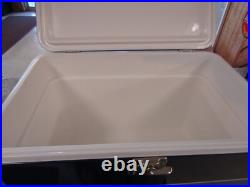 100 Years of NFL / Bud Light Blue Metal Cooler Ice Chest Insulated Large RARE