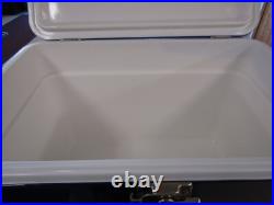 100 Years of NFL / Bud Light Blue Metal Cooler Ice Chest Insulated Large RARE