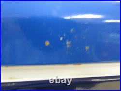 100 Years of NFL / Bud Light Blue Metal Cooler Ice Chest Insulated Large RARE