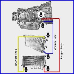 10AN Transmission Cooler Line Kits For 06-10 Chevrolet/GMC 6.6L Duramax LLY LBZ
