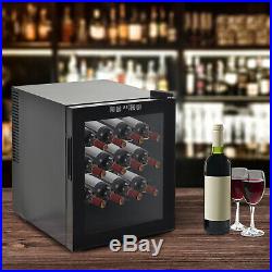 16 Bottle Wine Cooler Fridge Refrigerator Mini Bar Touch Control 11-18°C