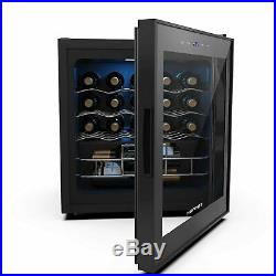 16 Bottles Thermoelectric Wine Refrigerator Freestanding Cellar Cooler Chiller
