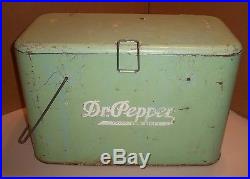 1923-40 Dr Pepper Good For Life Metal Cooler Ice Chest Case Progress Refrig Co