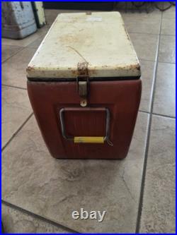 1940-1950 Vintage Metal Ice Box Cooler Made By Progressive