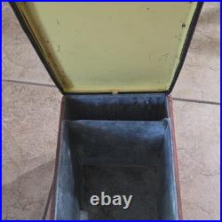 1940-1950 Vintage Metal Ice Box Cooler Made By Progressive