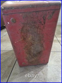 1940-1950 Vintage Metal Ice Box Cooler Made By Progressive