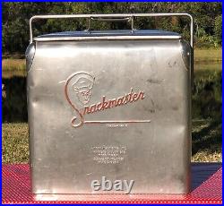 1950'S Acton VTG Metal Snackmaster Cooler Snack Tray Bottle Opener Made In USA