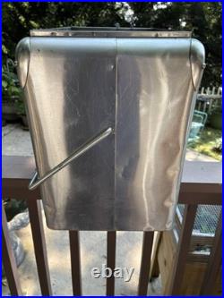 1950's Action Mfg Co Inc Stainless Steel Picnic Cooler