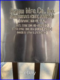 1950's Action Mfg Co Inc Stainless Steel Picnic Cooler