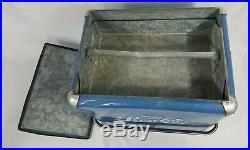 1950's Metal Pepsi Cooler with Tray Original Condition