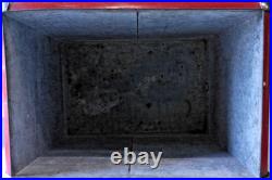 1950s Acton Coca-Cola Metal Cooler Drink Coke in Bottles, with Opener & Drain