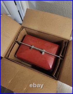 1950s Coca-Cola Acton Metal Portable Cooler Pristine with Original Box & Inserts