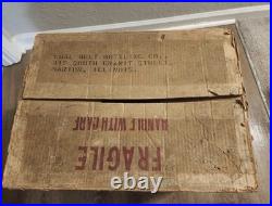 1950s Coca-Cola Acton Metal Portable Cooler Pristine with Original Box & Inserts