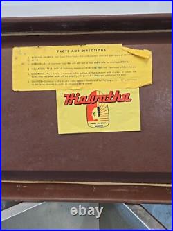 1950s Hiawatha 12 x 20 x 8Chest Cooler Coleman Rare Collectible Decor Retro