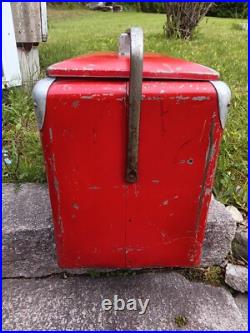 1950s Vintage Griesedieck Bros. Metal Beer Chest Cooler with Tray 1950s Vintage Griesedieck Bros. Metal Beer Chest Cooler with Tray