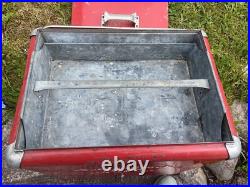 1950s Vintage Griesedieck Bros. Metal Beer Chest Cooler with Tray 1950s Vintage Griesedieck Bros. Metal Beer Chest Cooler with Tray