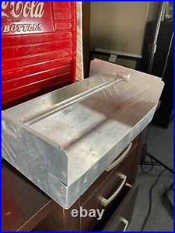 1954 Acton 201 Deluxe Metal Coca-Cola Bottle Cooler Ice Chest Sandwich Tray RARE