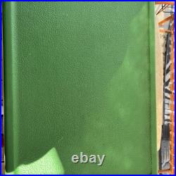 1970's Vintage Coleman Cooler Ice Box Chest Metal Handles Green