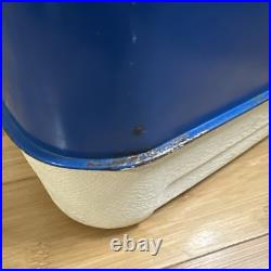 1971 Vintage Thermos Metal Cooler Ice Chest Dual Built-in Bottle Openers Retro