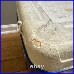 1971 Vintage Thermos Metal Cooler Ice Chest Dual Built-in Bottle Openers Retro