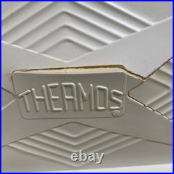 1971 Vintage Thermos Metal Cooler Ice Chest Dual Built-in Bottle Openers Retro