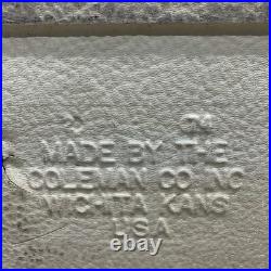 1974 Coleman, 54 Quart Metal Cooler, Light Blue 1974 Coleman, 54 Quart Metal Cooler, Light Blue