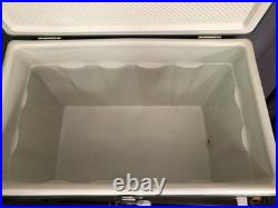 1975 Coleman Green Metal Cooler Chest Vintage Camping 22.5x13.5x16 Made In USA