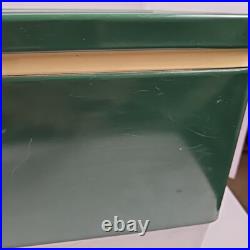 1977 Coleman Cooler 44 Quart Green Low Boy 5254-700 Cooler 22.5x13.5x12.5