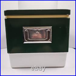1977 Coleman Cooler 44 Quart Green Low Boy 5254-700 Cooler 22.5x13.5x12.5