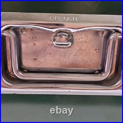 1977 Coleman Cooler 44 Quart Green Low Boy 5254-700 Cooler 22.5x13.5x12.5