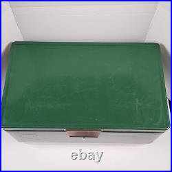 1977 Coleman Cooler 44 Quart Green Low Boy 5254-700 Cooler 22.5x13.5x12.5