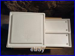 1978 Coleman Snow-Lite 3-WAY COOLER 26 x 16 x 16 with Inserts Stand Up Fridge