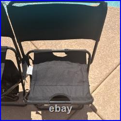 2-Rare Harley Davidson Folding Camp Chairs Cooler Carry Dealer Collectible NWT