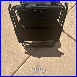2-Rare Harley Davidson Folding Camp Chairs Cooler Carry Dealer Collectible NWT
