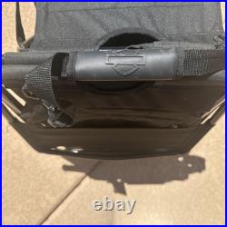 2-Rare Harley Davidson Folding Camp Chairs Cooler Carry Dealer Collectible NWT