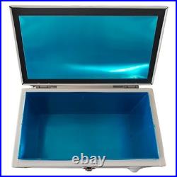 20L Corona Extra Beer Ice Cooler Box, Portable Metal Ice Chest for Camping Beach