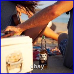 20L Corona Extra Beer Ice Cooler Box, Portable Metal Ice Chest for Camping Beach