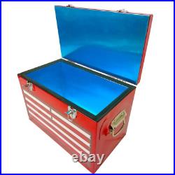 20L Retro Insulated Beverage Cooler with 4-Day Keep Cold Red and White Stripe