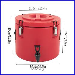 20L Stainless Steel Beverage Dispenser Camping Insulated Portable Sports Cooler