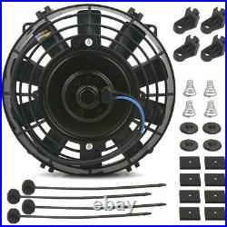 23 Row Engine Transmission Oil Cooler Fan 6an In-line 180f Thermostat Switch Kit