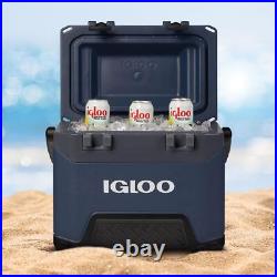25 Quart Rugged Blue Ice Chest Heavy Duty Insulated Cooler for Outdoor Advent 25 Quart Rugged Blue Ice Chest Heavy Duty Insulated Cooler for Outdoor Advent