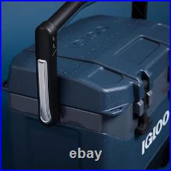 25 Quart Rugged Blue Ice Chest Heavy Duty Insulated Cooler for Outdoor Advent 25 Quart Rugged Blue Ice Chest Heavy Duty Insulated Cooler for Outdoor Advent