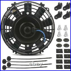 25 Row Aluminum Engine Transmission Oil Cooler 6an Hose 6 Inch Electric Fan Kit
