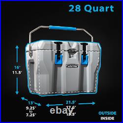 28 Quart High Performance Drinks Cooler Outdoor Camping Gear Multi-Functional US