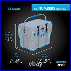 28 Quart High Performance Drinks Cooler Outdoor Camping Gear Multi-Functional US